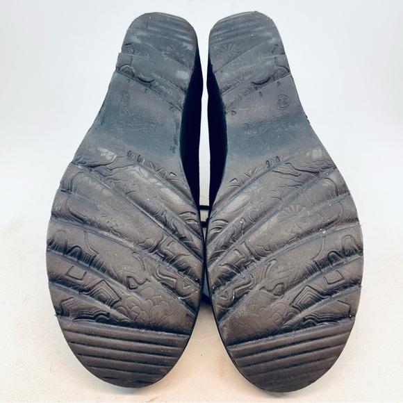 Dansko Black Suede Cadee Lace Up Chukka Ankle Booties Boots, size 36 5.5 6 - Picture 9 of 11